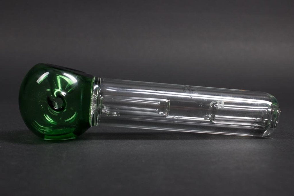 Glass pipes Chameleon Glass Spill Proof Monsoon Spubbler Water Pipe - Green