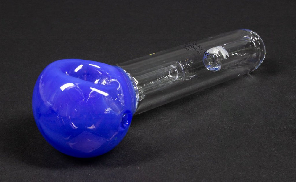 Glass pipes Chameleon Glass Spill Proof Monsoon Spubbler Water Pipe - Blue Cheese