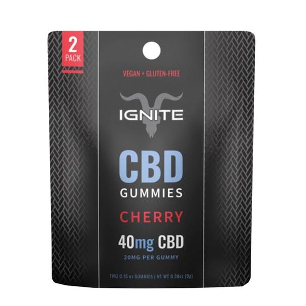 CBD Edibles Ignite CBD - CBD Edible - Isolate Gummies Cherry - 20mg