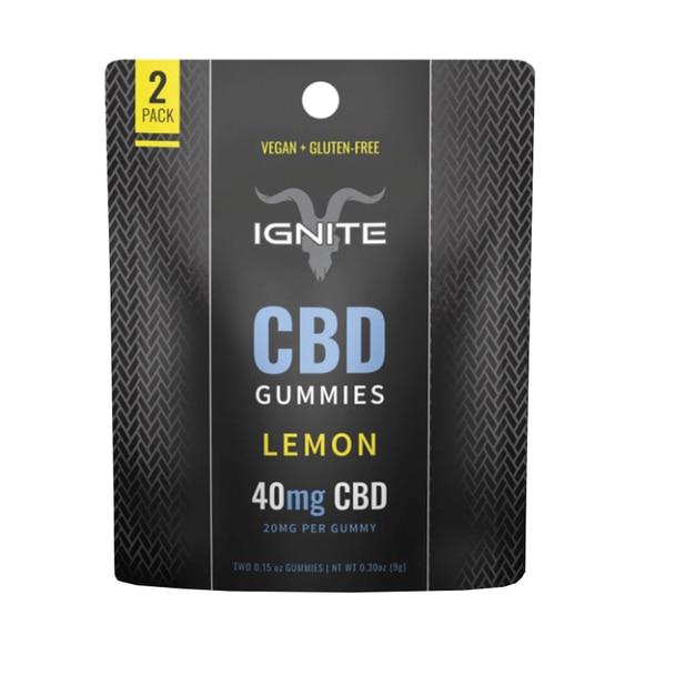 CBD Edibles Ignite CBD - CBD Edible - Isolate Gummies Lemon - 20mg