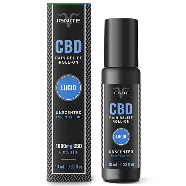 CBD Cream Ignite CBD - CBD Topical - Roll-On Oil Unscented - 1000mg