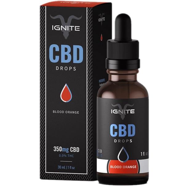 CBD Tinctures Ignite CBD - CBD Tincture - Blood Orange Drops - 350mg-1000mg