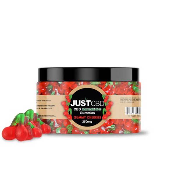 CBD Edibles JustCBD - CBD Edible - Cherry Gummies - 10mg