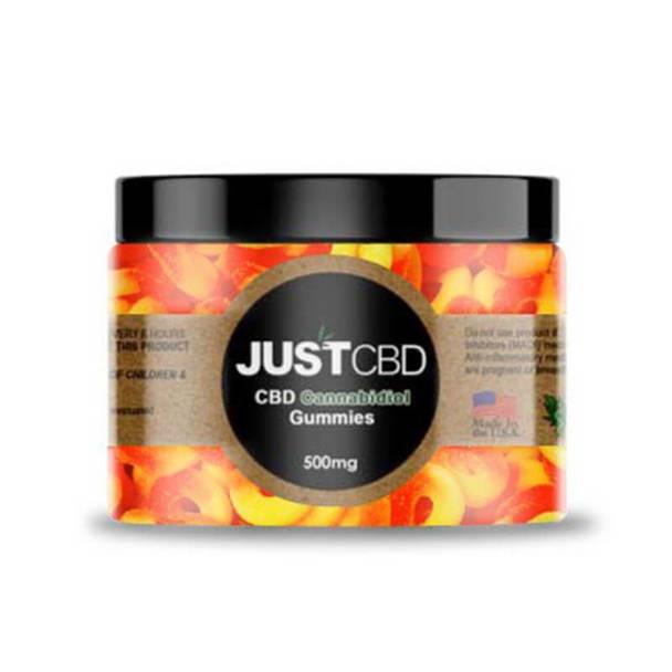 CBD Edibles JustCBD - CBD Edible - Peach Rings Gummies - 10mg