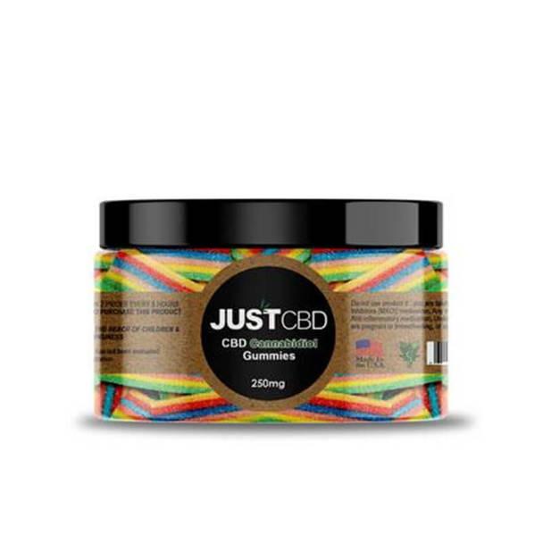 CBD Edibles JustCBD - CBD Edible - Rainbow Ribbons Gummies - 10mg