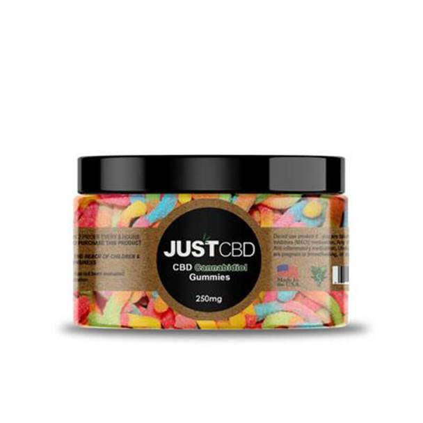 CBD Edibles JustCBD - CBD Edible - Sour Worms Gummies - 10mg