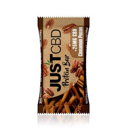 CBD Edibles JustCBD - CBD Edible - Cinnamon Pecan Protein Bar - 25mg