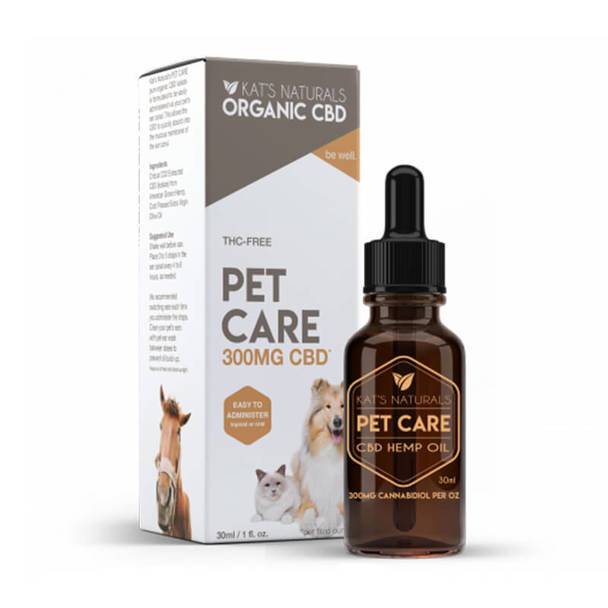 Cbd For Pets Kat's Naturals - CBD Pet Tincture - Pet Care - 150mg-300mg