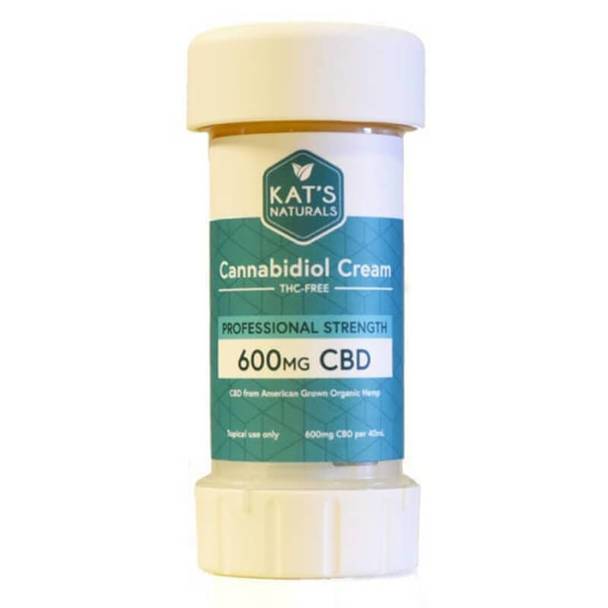 CBD Cream Kat's Naturals - CBD Topical - Professional Cream - 600mg