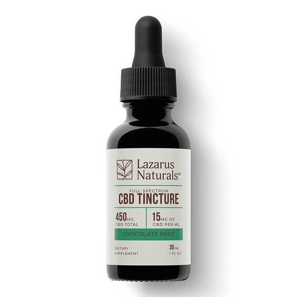 CBD Tinctures Lazarus Naturals - CBD Tincture - Full Spectrum Chocolate Mint - 450mg-6000mg