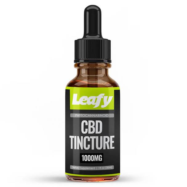 CBD Tinctures Leafy CBD - CBD Tincture - Natural Flavor - 1000mg