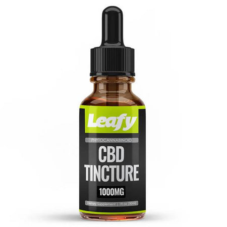 CBD Tinctures Leafy CBD - CBD Tincture - Natural Flavor - 1000mg