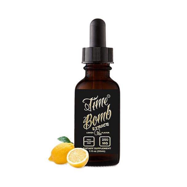 CBD Tinctures Time Bomb Extracts - CBD Tincture - Lemon - 250mg-1000mg