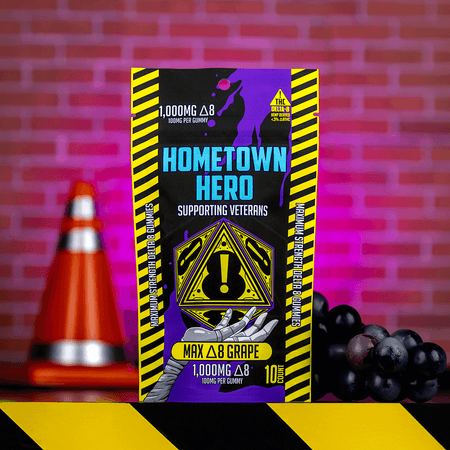 Delta 8 Max Gummies (Grape)