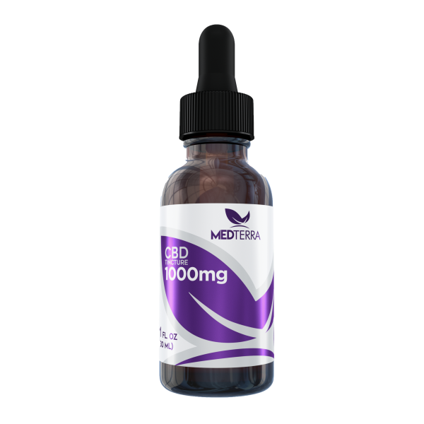 Tinctures CBD Tincture 1000 mg Pure Concentrate Natural Flavor