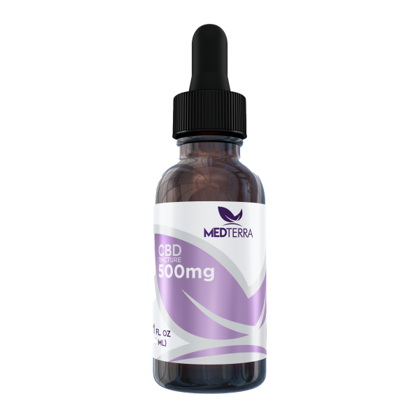 Tinctures CBD Tincture 500 mg Pure Concentrate Natural Flavor