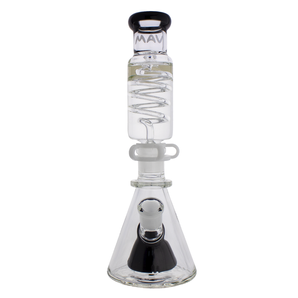 Beaker bongs Mini Pyramid Freezable Coil System