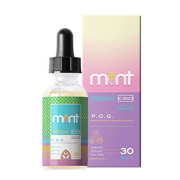 CBD Tinctures Mint Wellness - CBD Tinture - POG - 500mg-1500mg