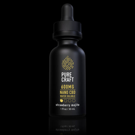 NANO CBD WATER SOLUBLE STRAWBERRY MOJITO 600MG