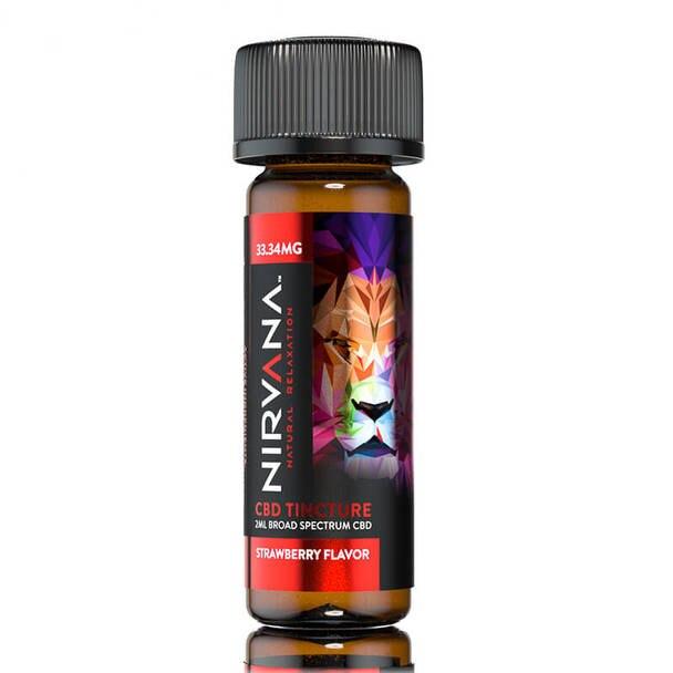 CBD Tinctures Nirvana - CBD Dram Tincture - Strawberry - 33mg