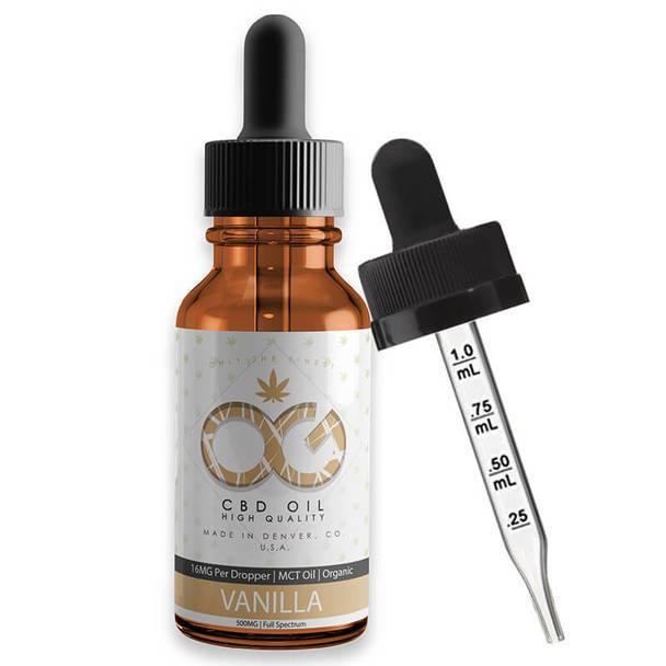 CBD Tinctures OG Labs - CBD Tincture - Vanilla - 250mg-1000mg