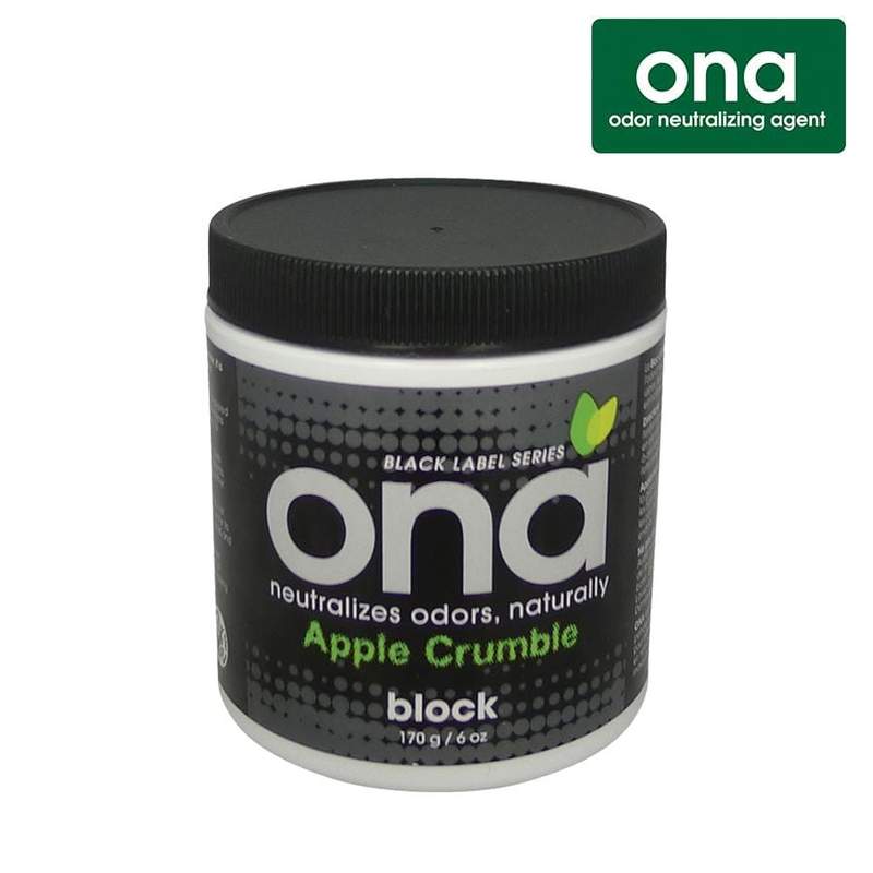 Special offer ONA Block, Odour Neutralizer, Apple Crumble Scent, Black Label, 6 Oz