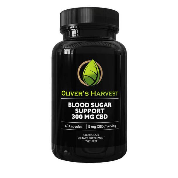 CBD Capsules Oliver's Harvest CBD - CBD Capsule - Blood Sugar Support - 5mg
