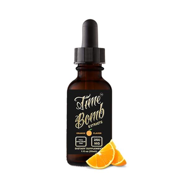 CBD Tinctures Time Bomb Extracts - CBD Tincture - Orange - 250mg-2500mg