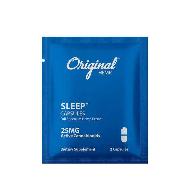 CBD Capsules Original Hemp - CBD Capsule - Sleep 2 Pack - 25mg