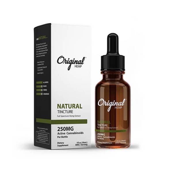 CBD Tinctures Original Hemp - CBD Tincture - Natural - 250mg-2000mg