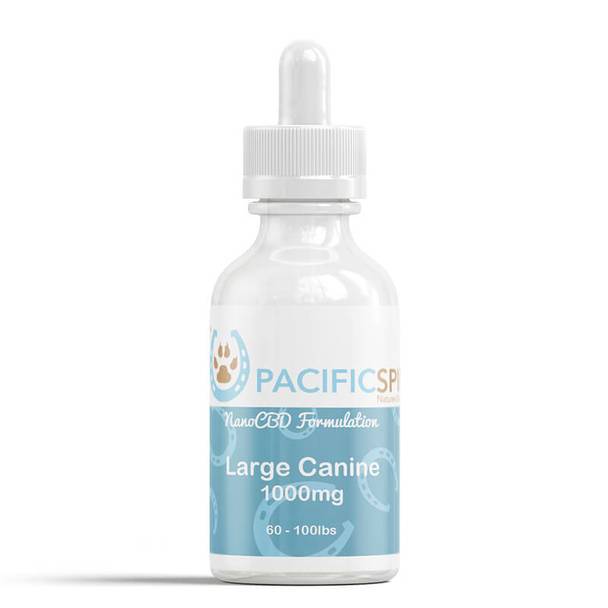 Cbd For Pets Pacific Spirit - CBD Pet Tincture - Full Spectrum Large Canine CBD Drops - 1000mg