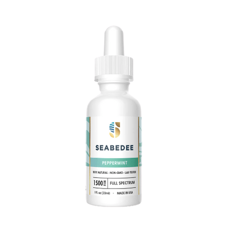 CBD Oil SEABEDEE - EXTRA STRENGTH FULL SPECTRUM CBD OIL PEPPERMINT