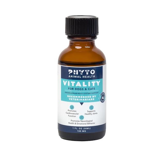 Cbd For Pets Phyto Animal Health - CBD Pet Tincture - Vitality for Dogs & Cats - 100mg