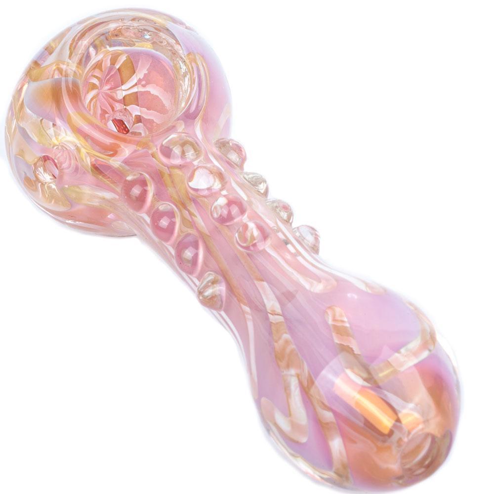 glass pipes Pink Girly Fumed Glass Spoon Pipe