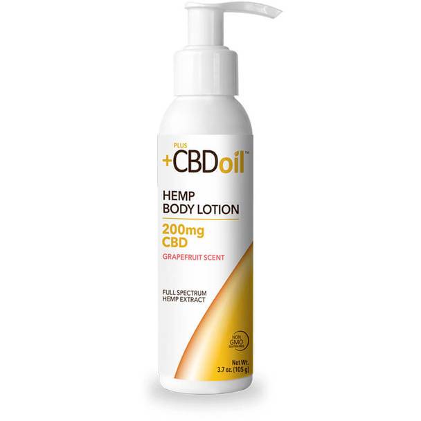 CBD Cream PlusCBD Oil - CBD Topical - Gold Body Lotion Grapefruit - 200mg