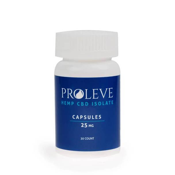 CBD Edibles Proleve - CBD Concentrate - Isolate Capsule - 25mg-50mg