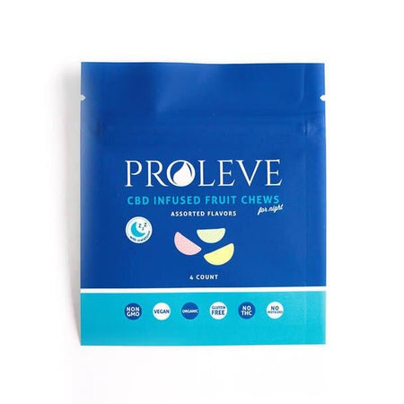 CBD Edibles Proleve - CBD Edible - Gummy Slices PM 4 Count - 25mg-50mg