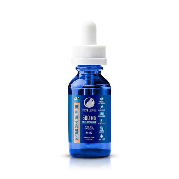 CBD Tinctures Proleve - CBD Tincture - Broad Spectrum Oil - 500mg-5000mg