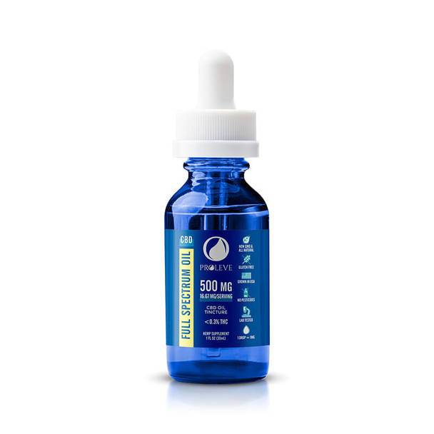 CBD Tinctures Proleve - CBD Tincture - Full Spectrum Oil - 500mg-5000mg