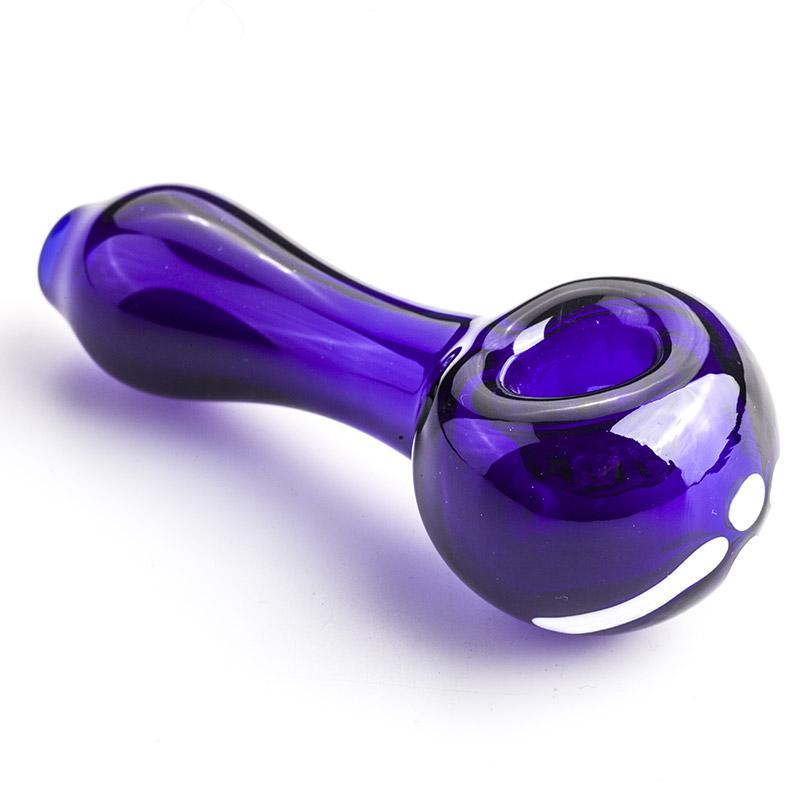 glass pipes Purple Glass Spoon Pipe