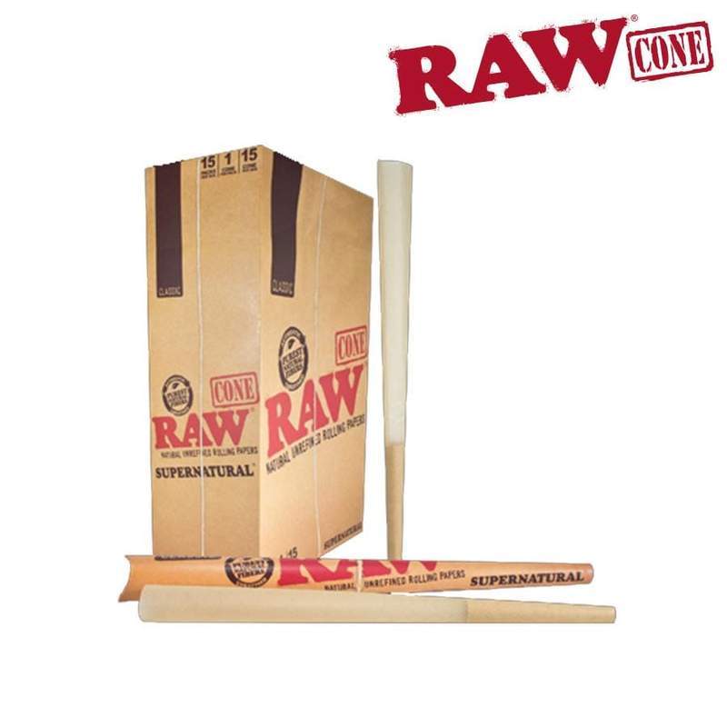 Pre Rolled RAW Pre-rolled Cone, Supernatural, 12"