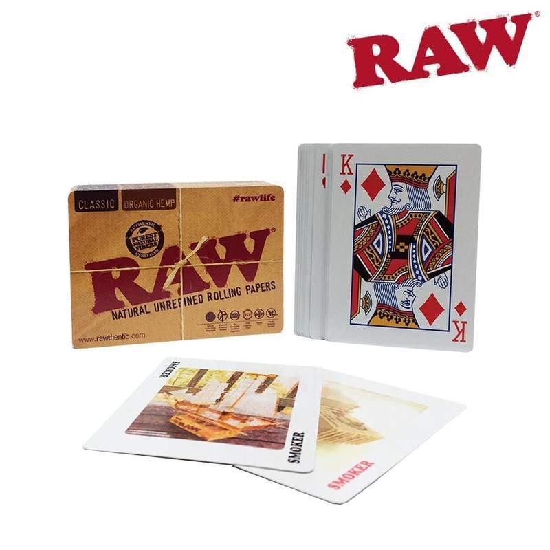 Rolling papers RAW Playing Cards