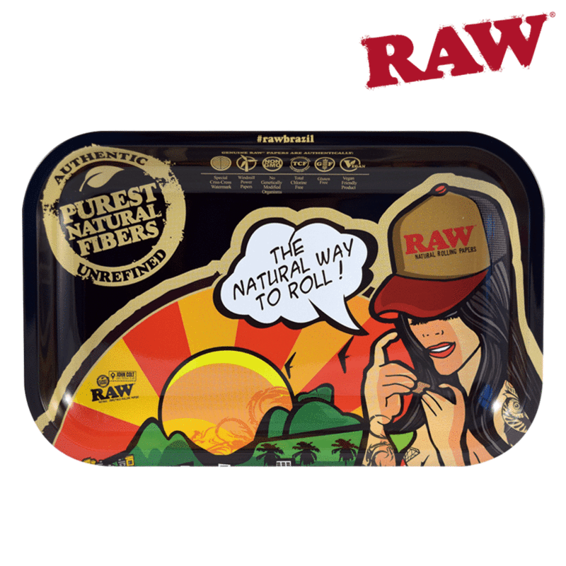 Special offer RAW Brazil Rolling Tray, Size Small