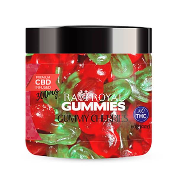 CBD Edibles RA Royal CBD - CBD Edible - Gummy Cherries Gummies - 300mg-1200mg