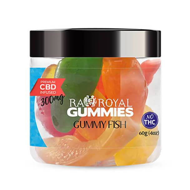 CBD Edibles RA Royal CBD - CBD Edible - Gummy Fish Gummies - 300mg-1200mg