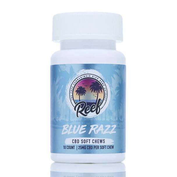 CBD Edibles Reef - CBD Edible - Blue Razz Gummies - 25mg