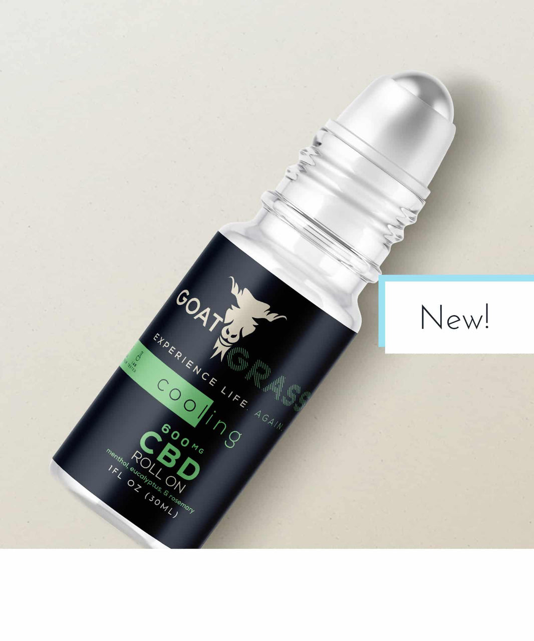 CBD Cosmetics CBD Roll-On Gel for Cooling Pain Relief