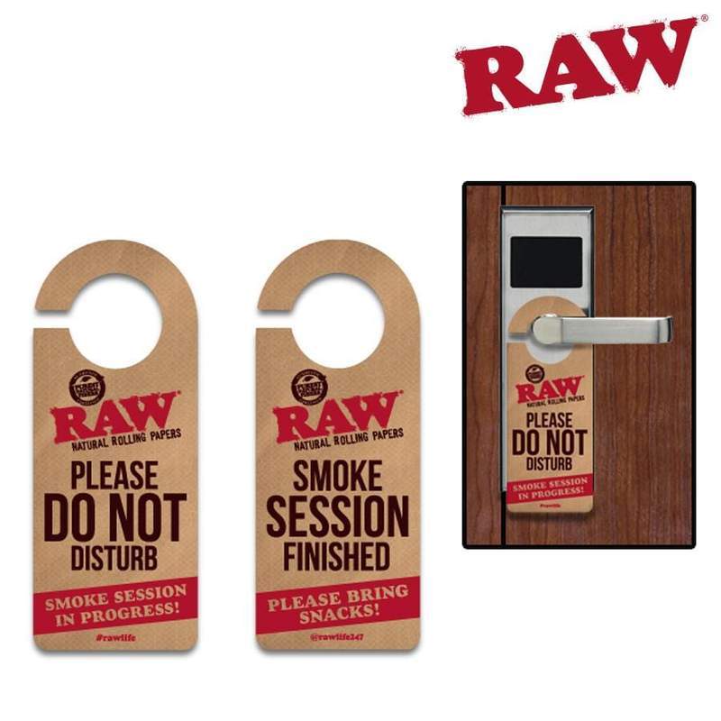 Rolling papers RAW Hanging Door Sign