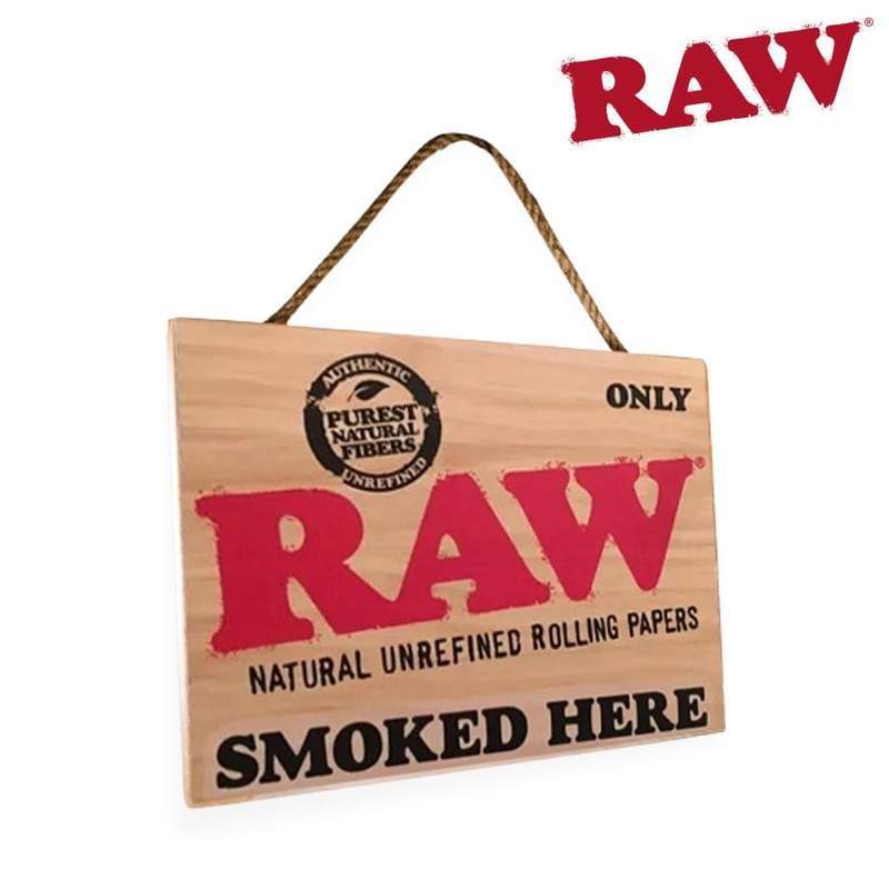 Rolling papers RAW Wooden Sign