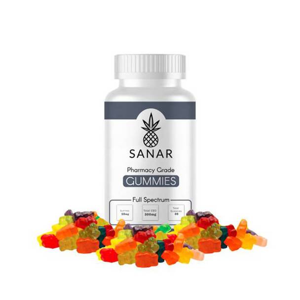 CBD Edibles Sanar - CBD Edible - Full Spectrum Gummies - 10mg-30mg